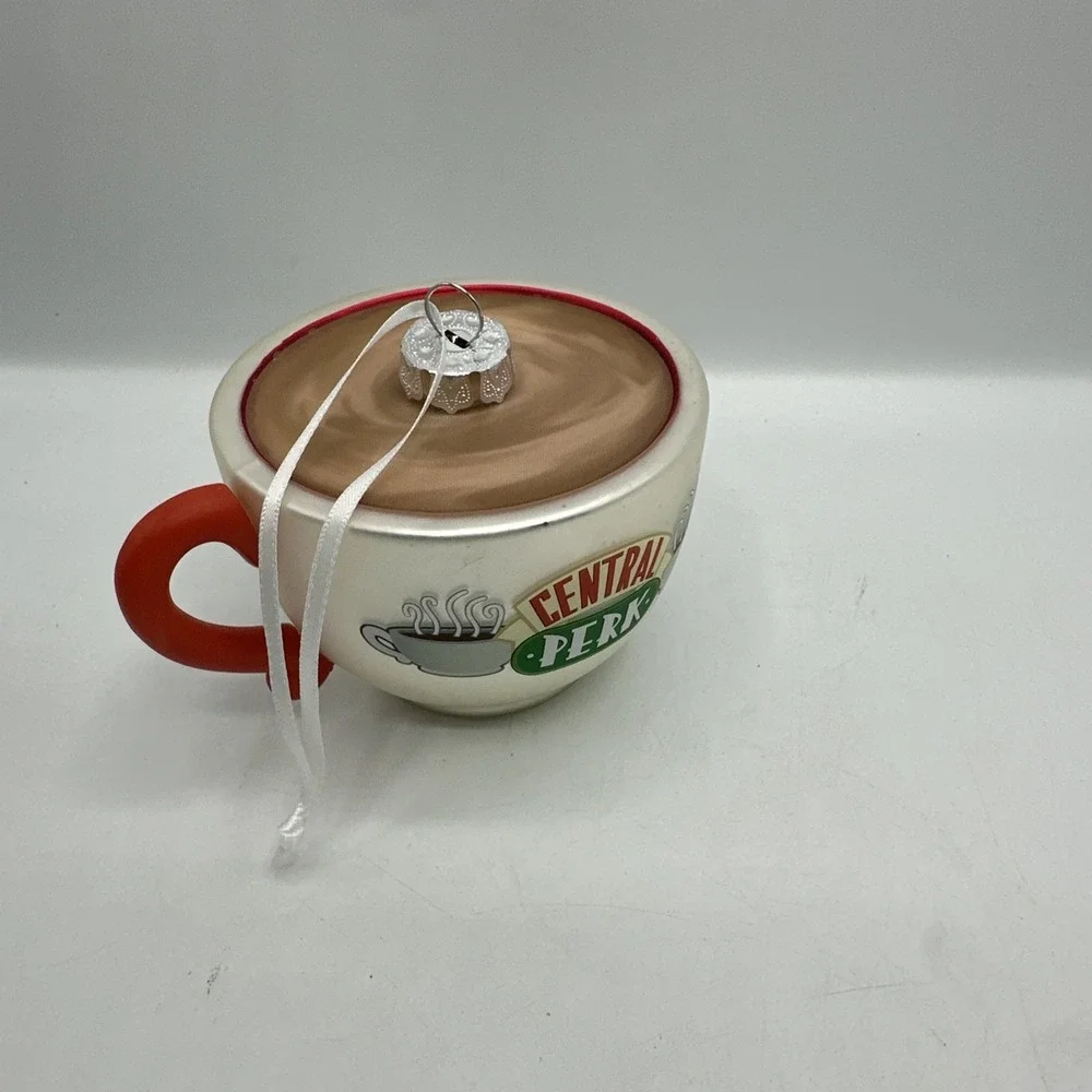 Hallmark Friends Central Perk Coffee Cup‎ Ceramic Holiday Christmas Ornament
